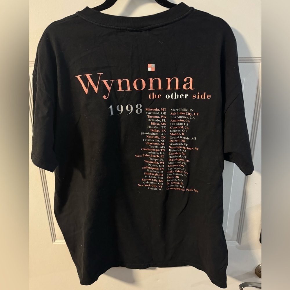 Wynonna Judd The Other Side 1998 Tour Concert Tshirt Unisex XL Vintage 90s Band - Picture 7 of 12